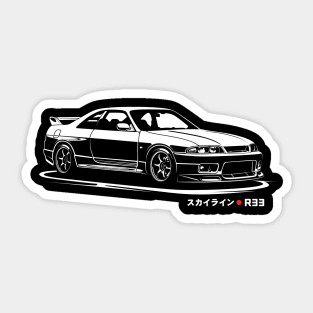 Skyline GTR R33 Sticker